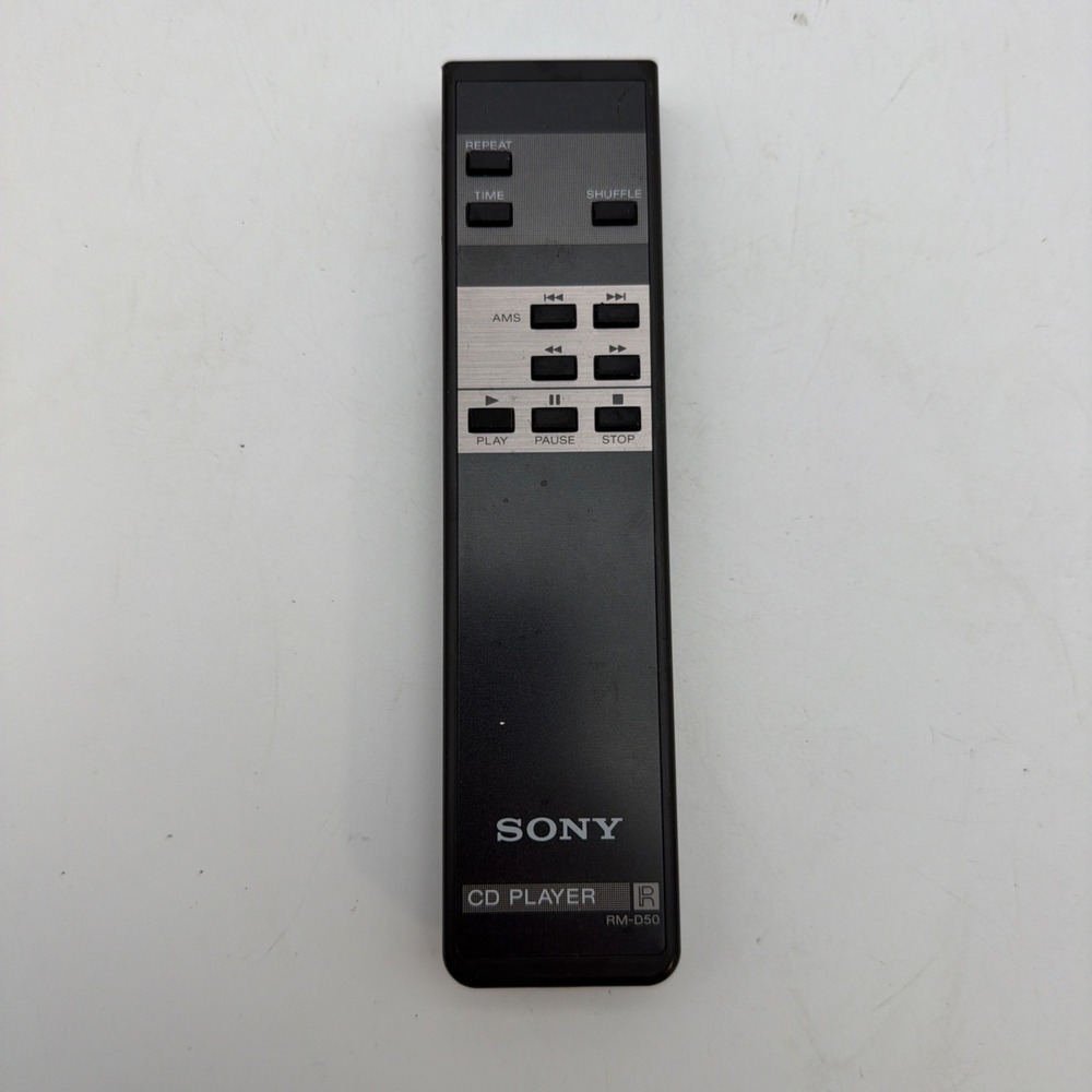 Original Sony CD Player Remote RM-D50 For CDP-310 -TESTED WORKING-